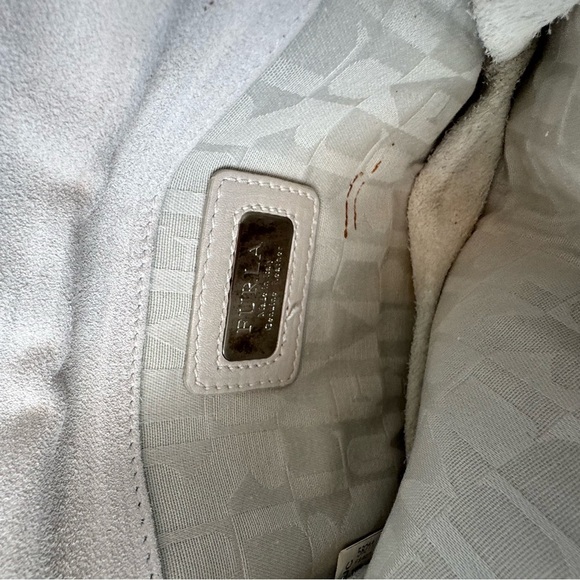 Furla Elegant Gray Leather Chain Bag - Picture 6 of 12